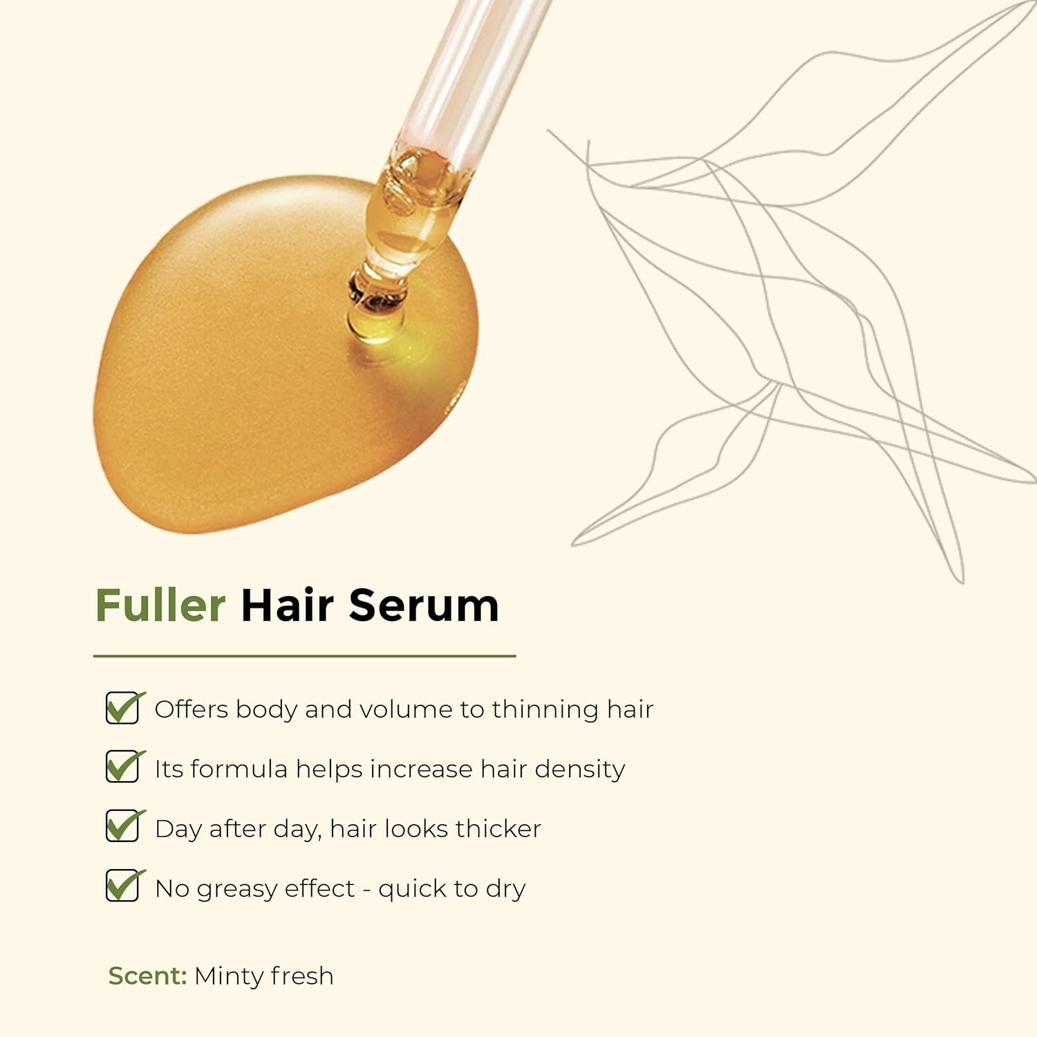 Lazartigue Fuller Hair Serum – 1.7 fl oz (50 ml)