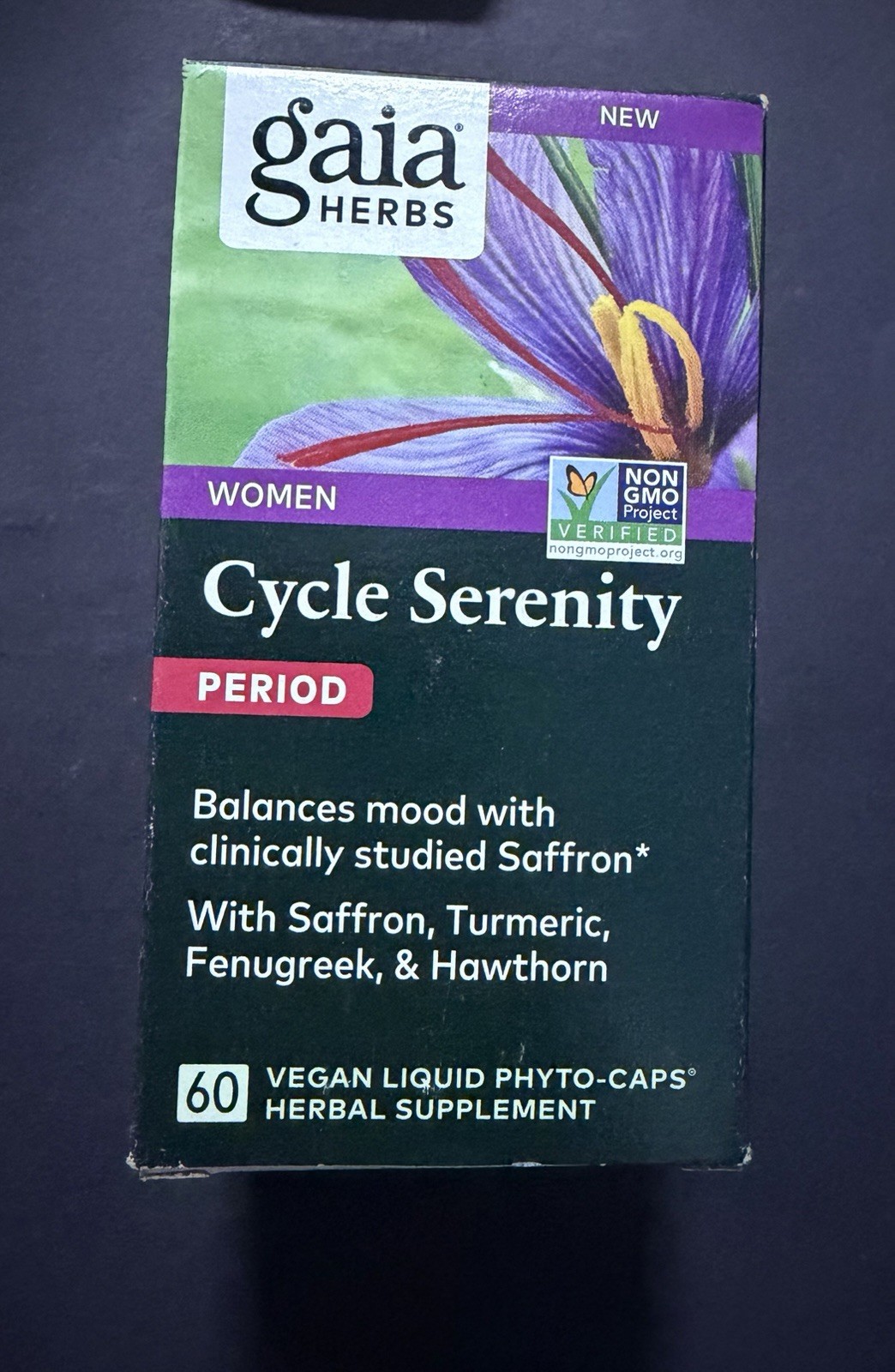 Gaia Herbs Cycle Serenity – Womens Hormonal Balance Supplement / 60 Caps
