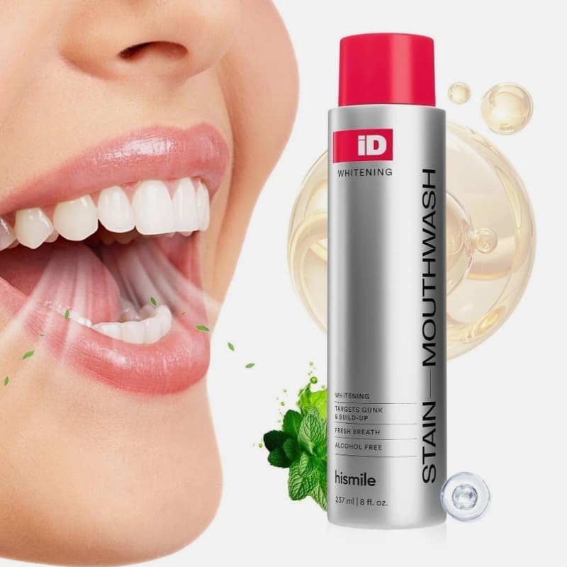 1-3PACK 237ml Stain Whitening Mouthwash, Gunk Removing Mouthwash Peroxide Rinse,