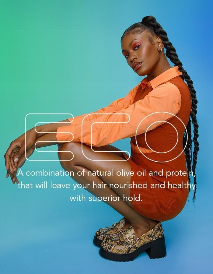 Gel Olive Oil Styling – Adds Shine and Tames Split Ends – Delivers Moisture t…