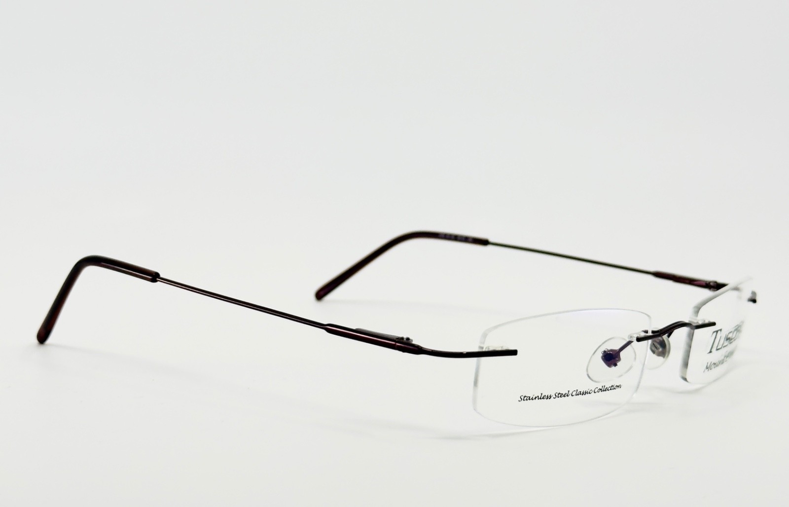 NEW TUSCANY MOUNT TUS B-02 Brown Bronze Rimless Eyeglasses N/A-19-140 B:N/A