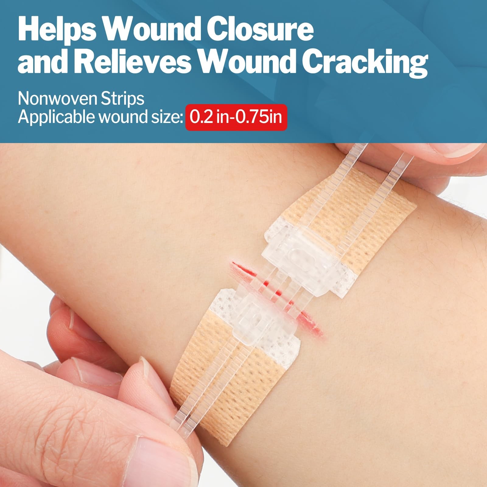 14 Pack Emergency Wound Closure Kit With Butterfly Bandages & Zip Stitch Device