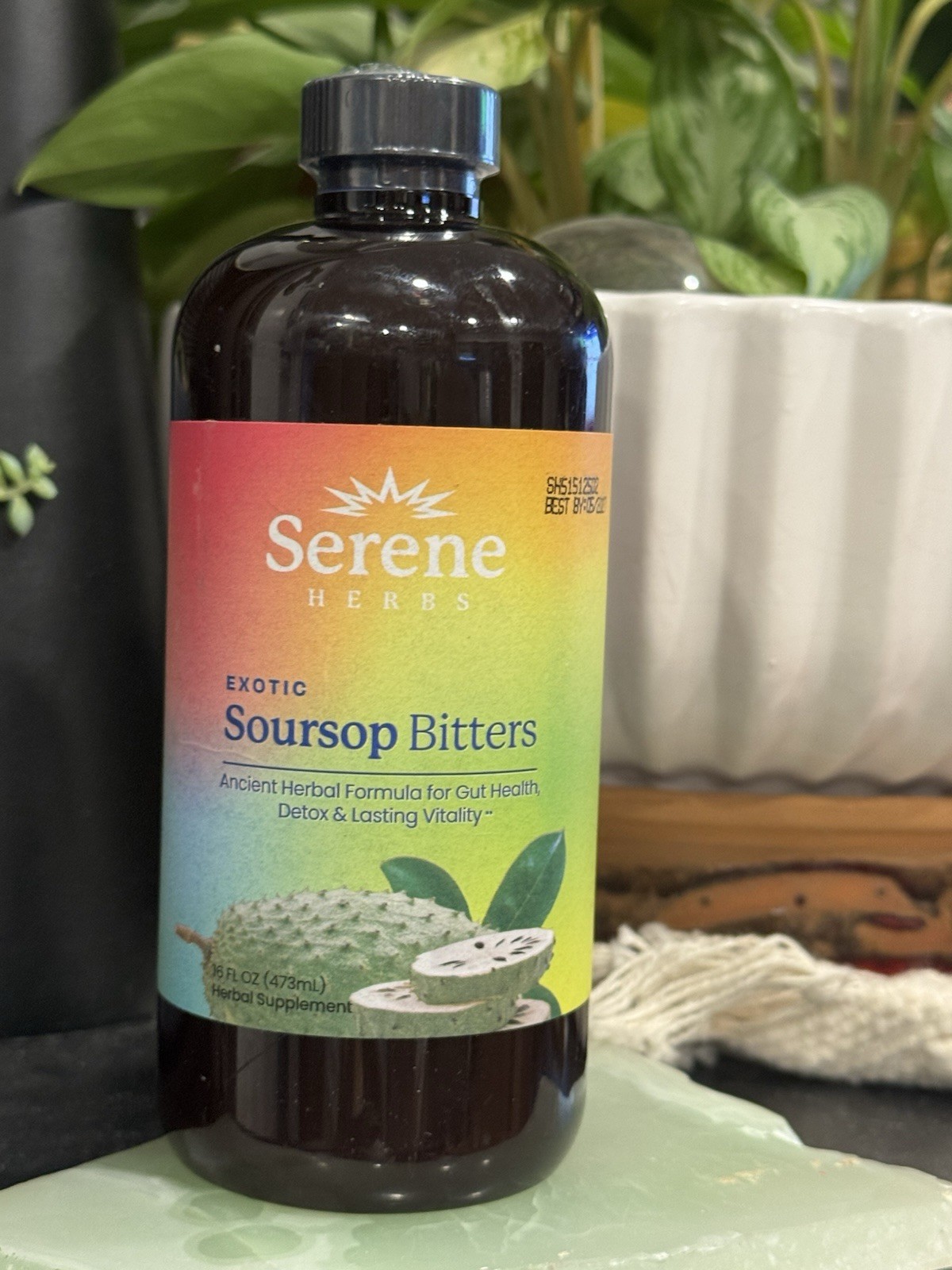 Serene Herbs Exotic Soursop Bitters 16oz Acetogenins Antioxidant 5/27