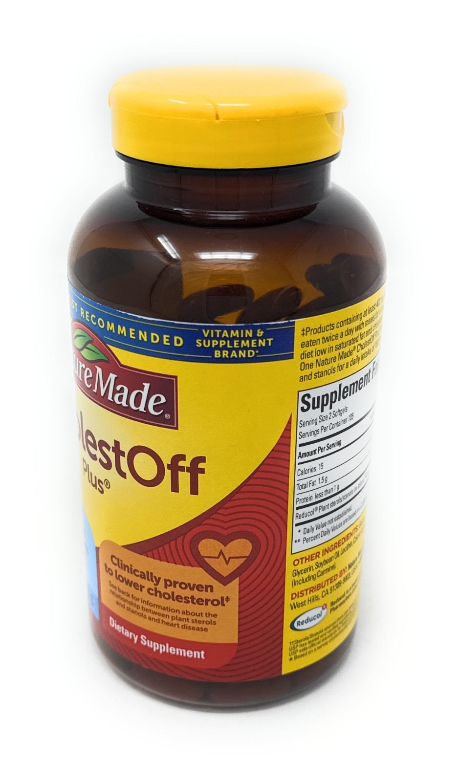 Nature Made 210 Softgels CholestOFF Plus New Always Fresh