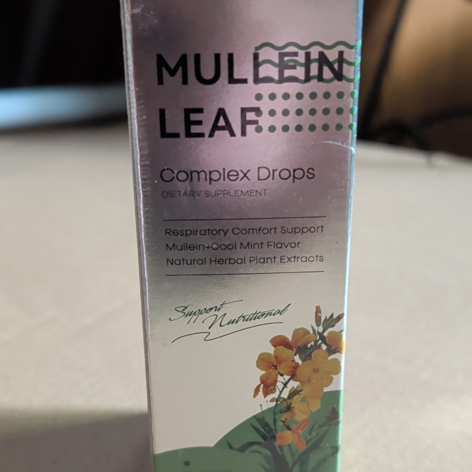 Chete Mullein Leaf Complex Drops 2000mg Cool Mint Respiratory Support