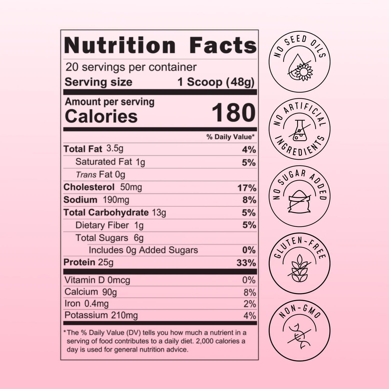 FlavCity All in One Protein Shake Powder, Berries and Cream – On the Go Meal