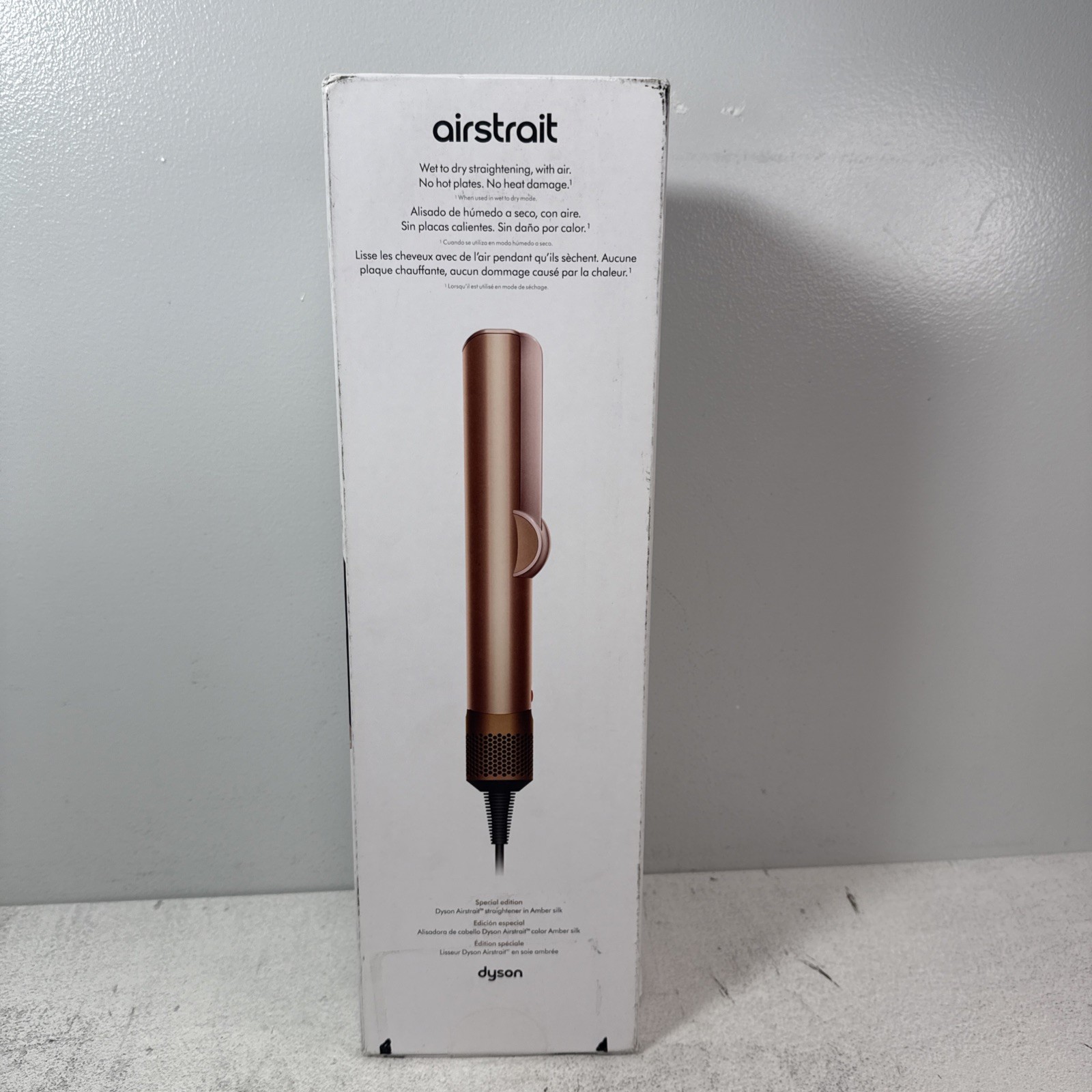 Dyson Airstrait Electric Hair Straightener Amber Silk Special Edition