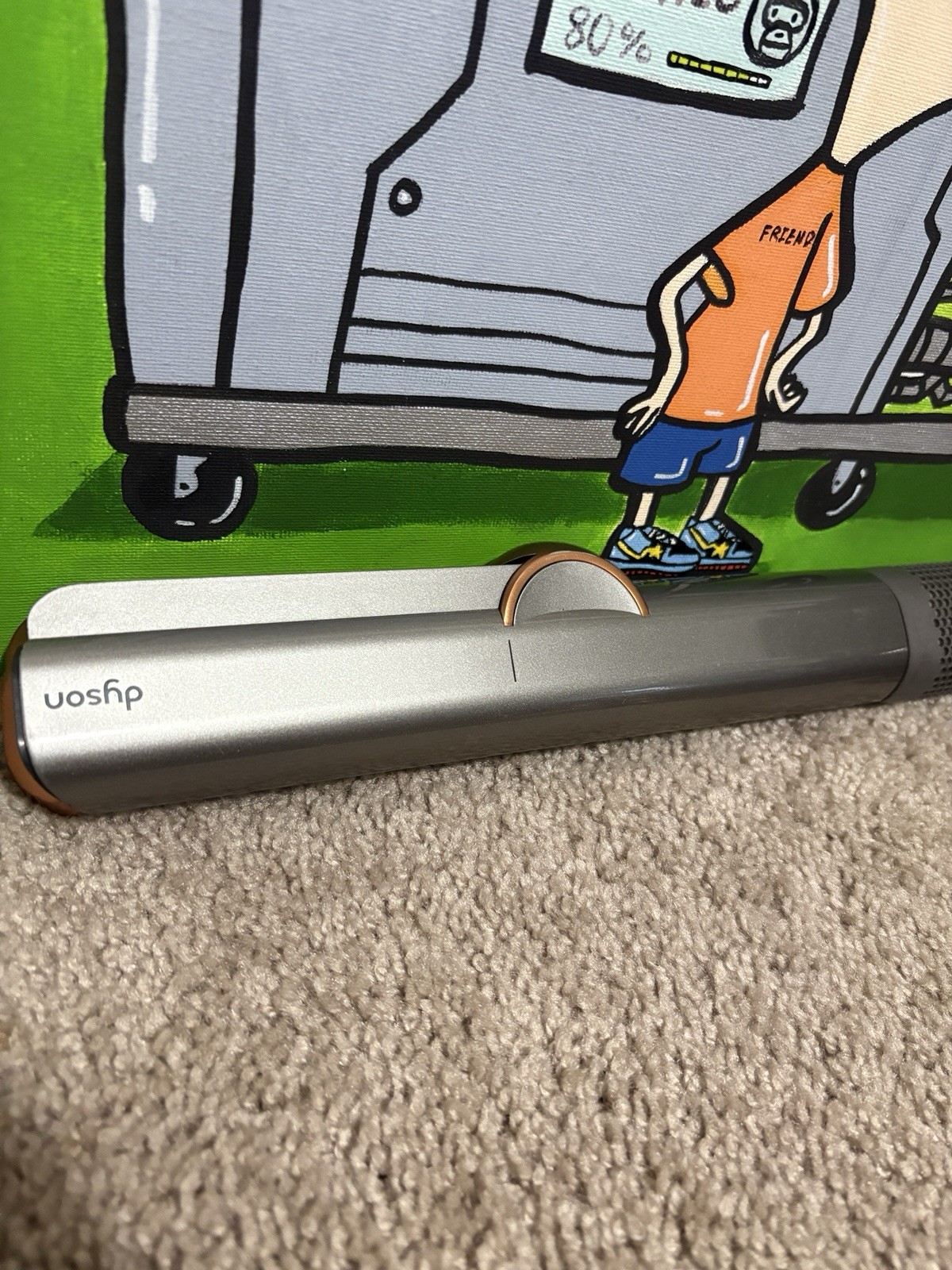 Dyson Airstrait Straightener Nickel Copper Air Straight Flat Iron