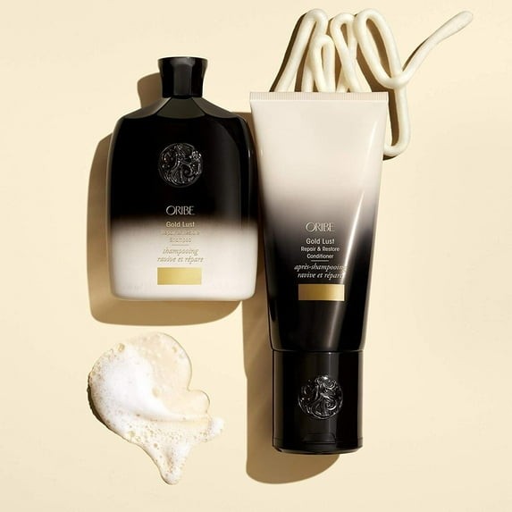 Oribe Gold Lust Repair Restore Shampoo 8.5 oz Conditioner 6.8 oz Set
