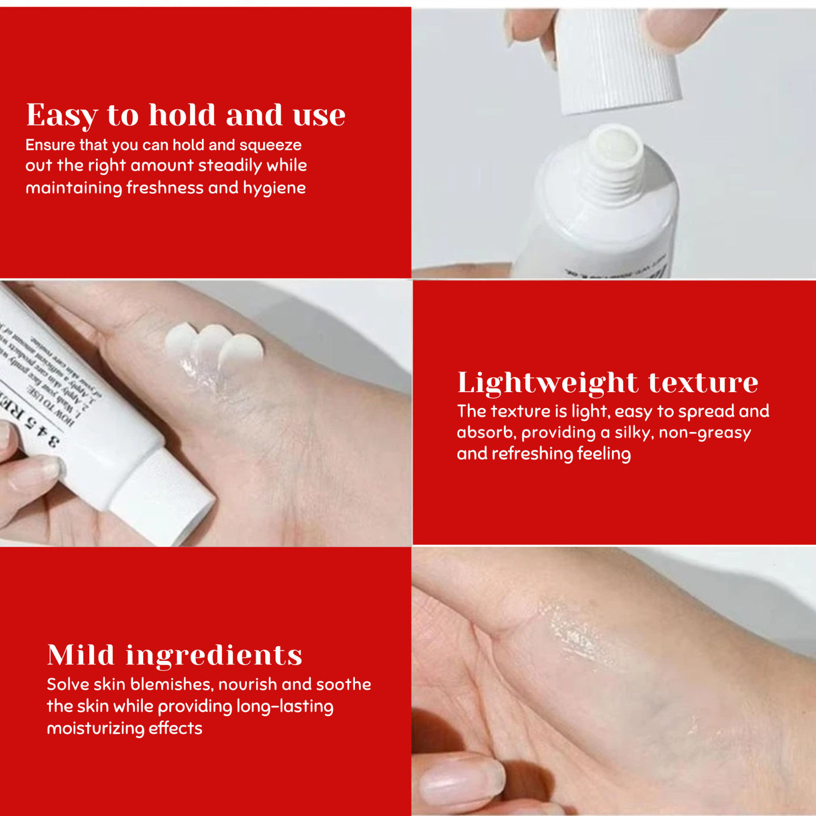 345 Relief Cream 50ml / 1.69 fl oz Soothing Moisturizing Face Cream New