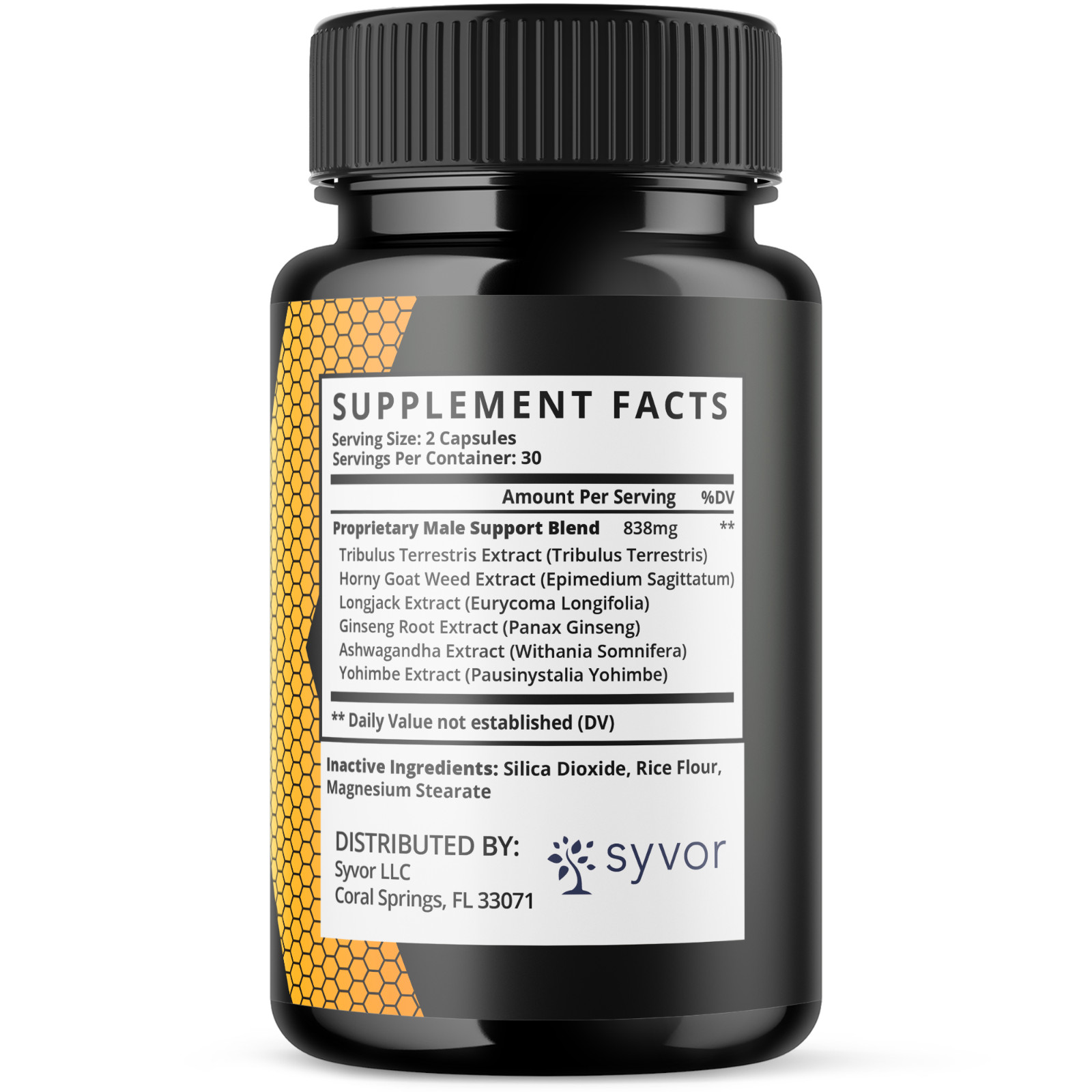 (5 Pack) Prime Perform Advanced Male Support Supplement PrimePerform 300 Capsule