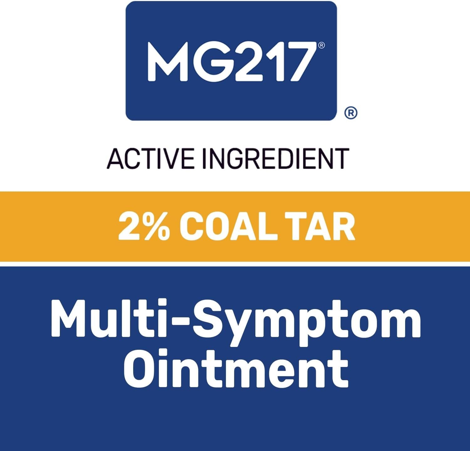 MG217 Psoriasis Coal Tar OINTMENT Intensive Strength 4 oz NEW LOOK!