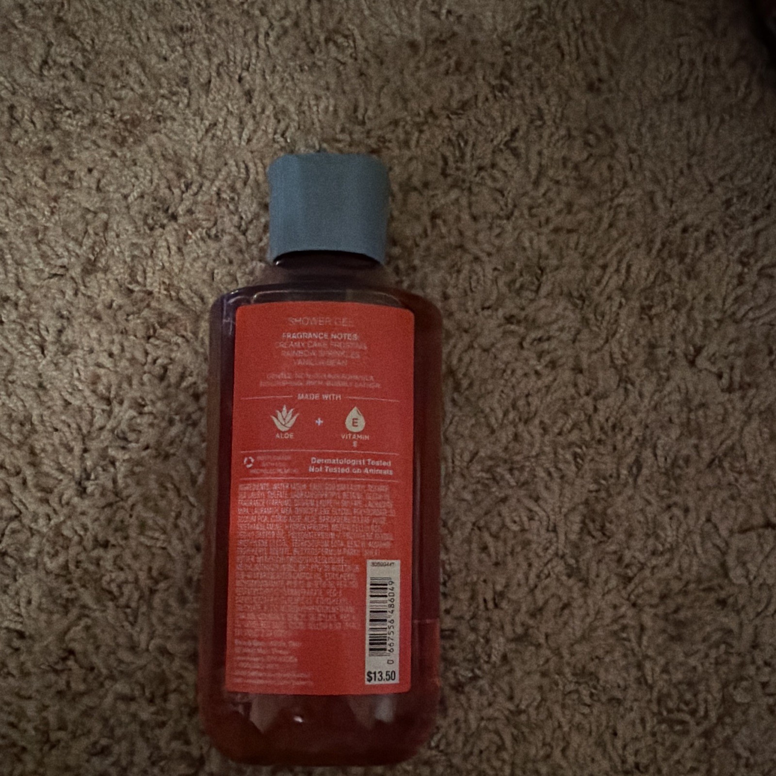 Bath & Body Works Vanilla Confetti Sparkle Shower Gel 10 fl oz Aloe Vit E