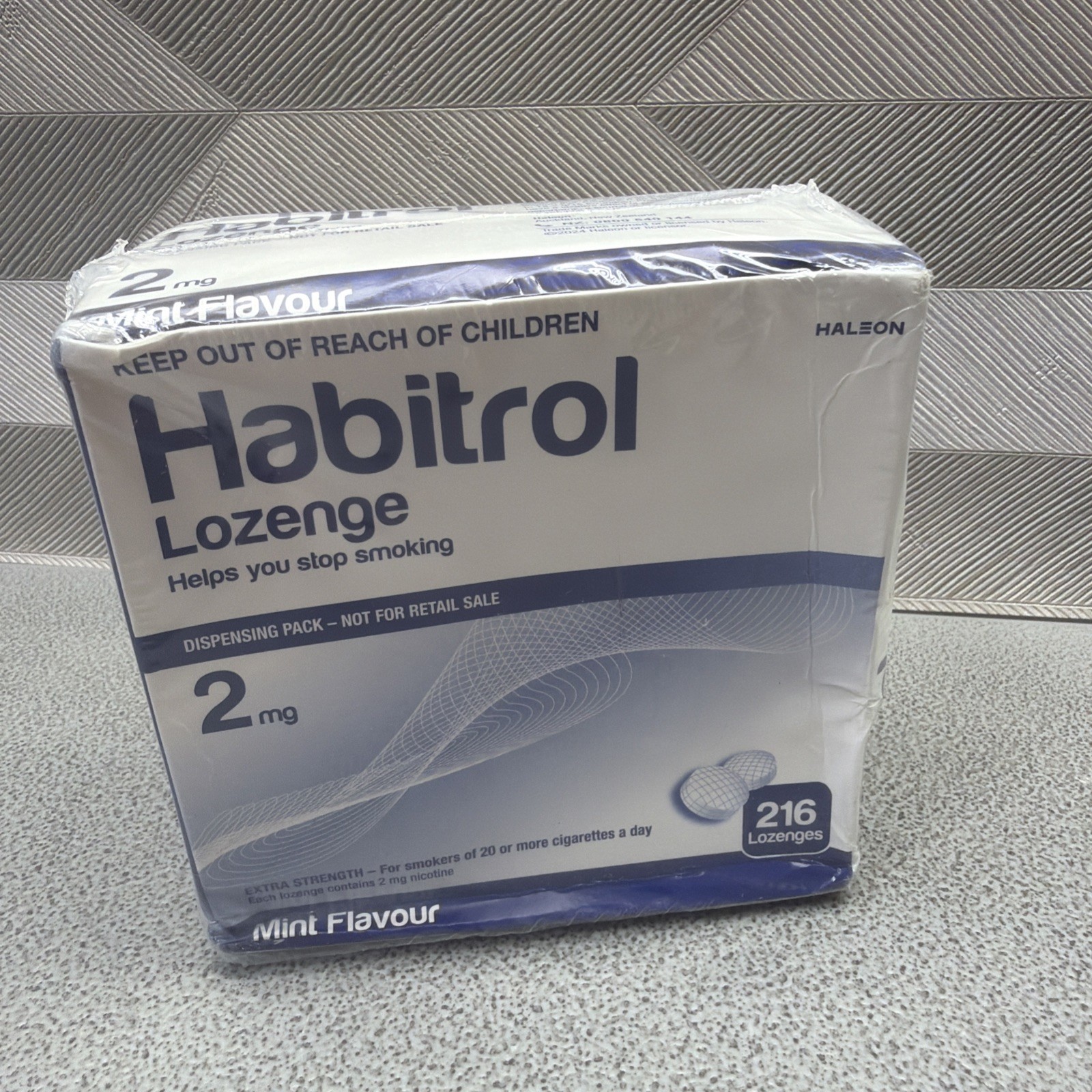Habitrol Nicotine 2mg Mint Flavor Lozenges 216 Pieces EXP 11/2026 (NEW OTHER)