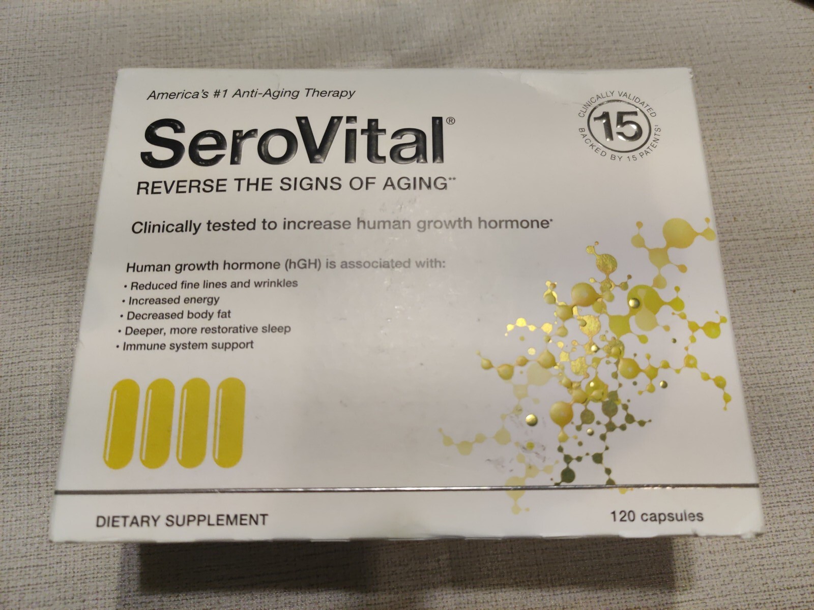 SeroVital Reverse The Signs of Aging Dietary Supplement – 120 Capsules