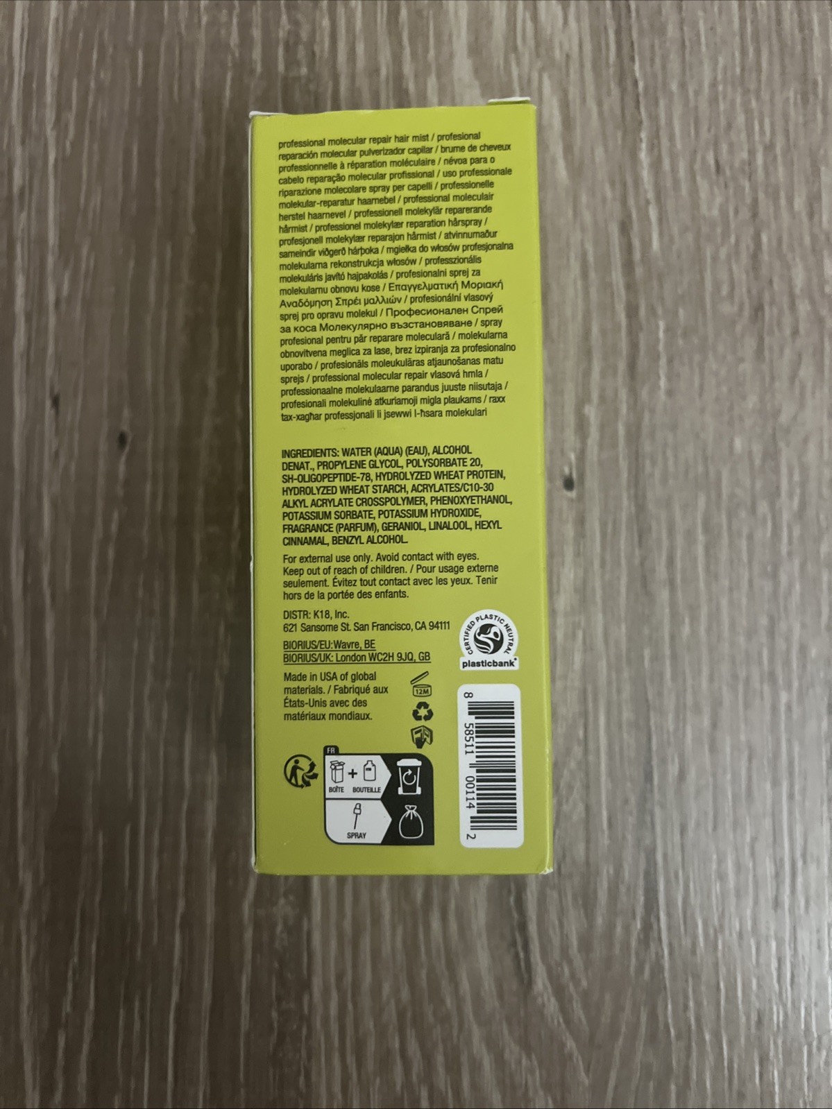 K18 Professional Molecular Repair Hair Mist – 150 ml / 5 fl oz, Authentic
