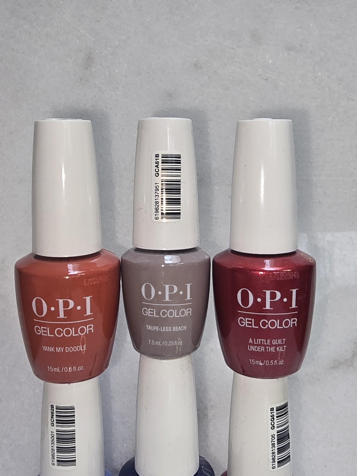 WHOLESALE SET OF 6 – OPI GELCOLOR Gel Nail Polish -Soak Off SET OF 6, New