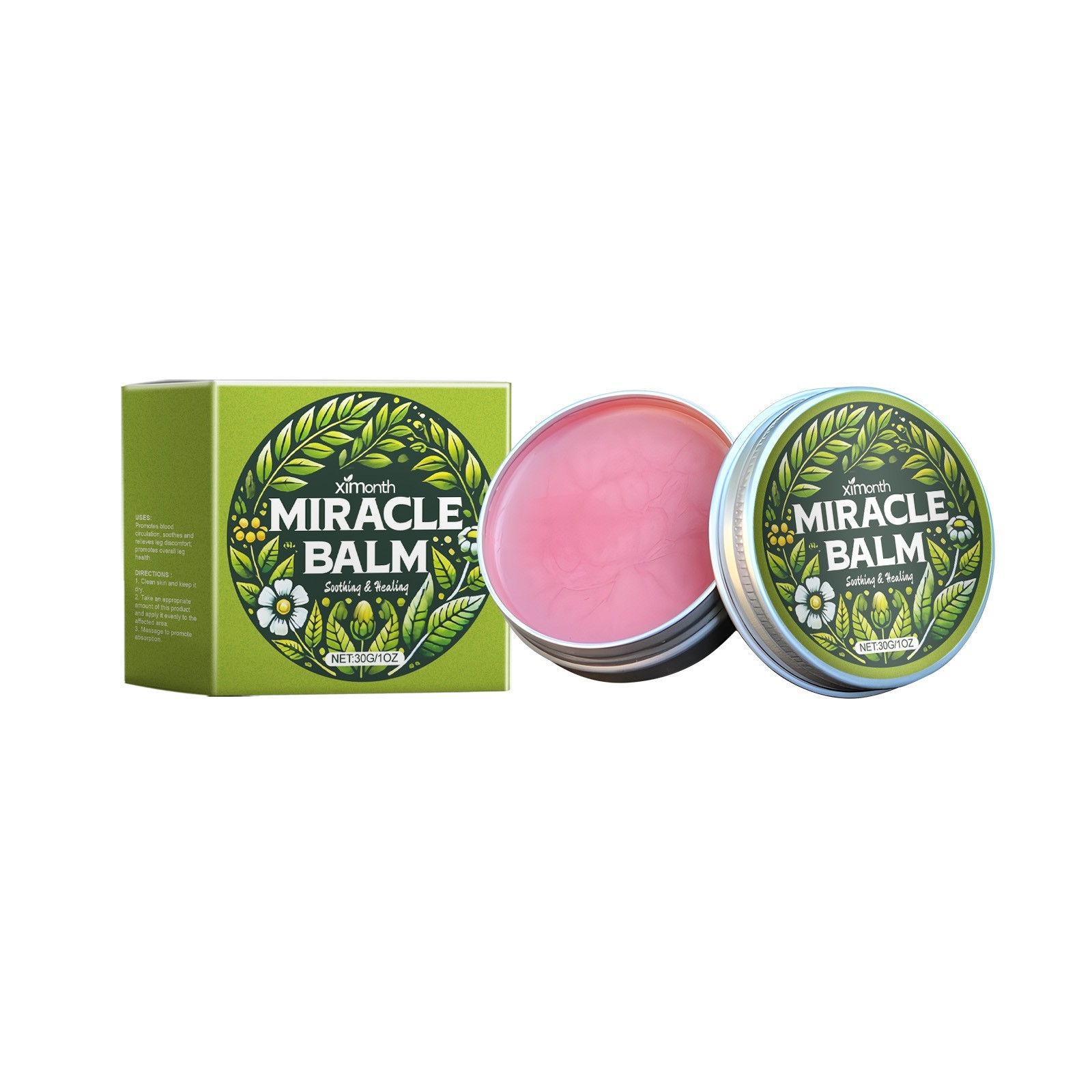 2PCS-Miracle Balm,Soothing Joint Cream for Back,Hands,Feet and Body Cream