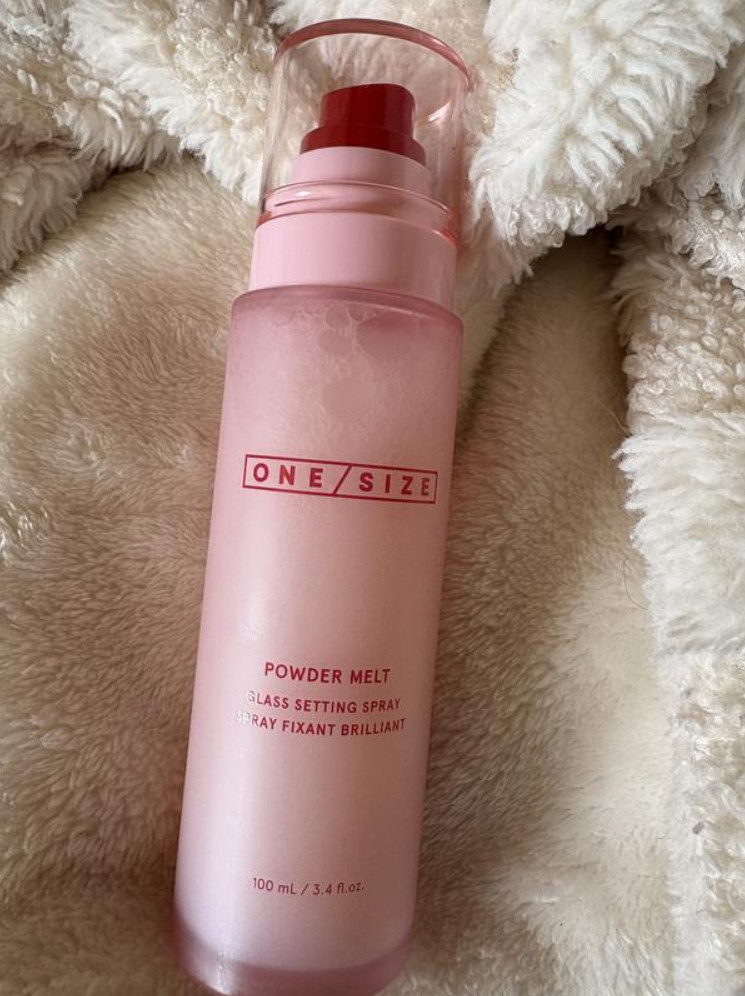 NIB 100% Authentic ONE/SIZE Powder Melt Glass Setting Spray,3.4 oz