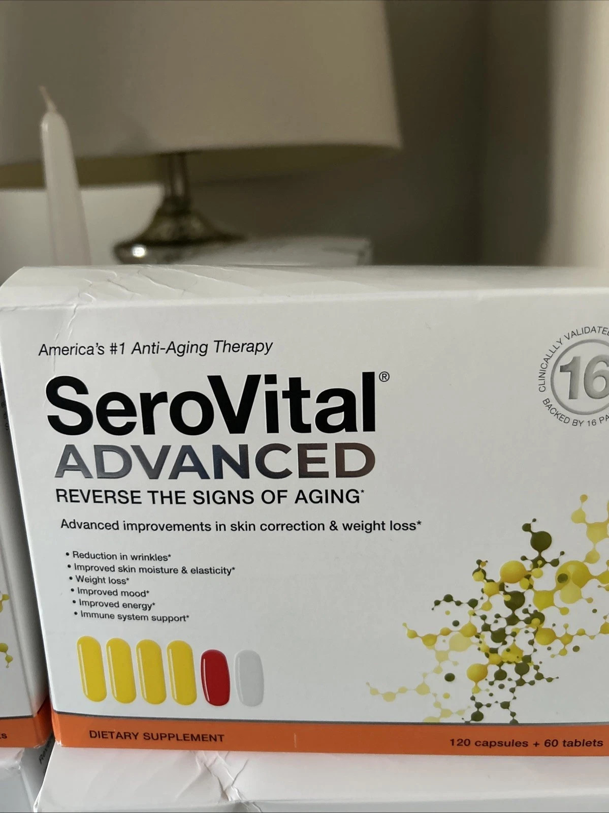 SeroVital Advanced Dietary Supplement 120 Capsules + 60 Tablets EXP 1/27 SEALED