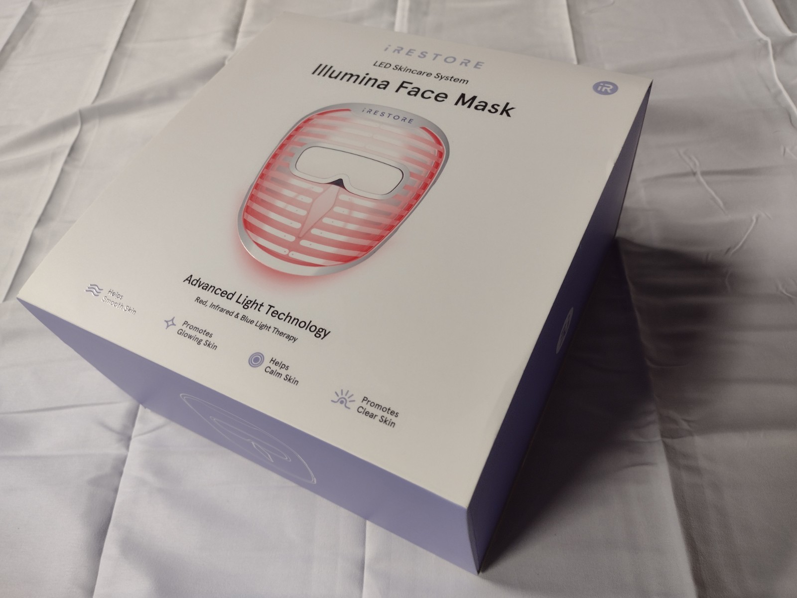 iRESTORE illumina LED Trio; Face, Neck and Chest, and Eye Masks