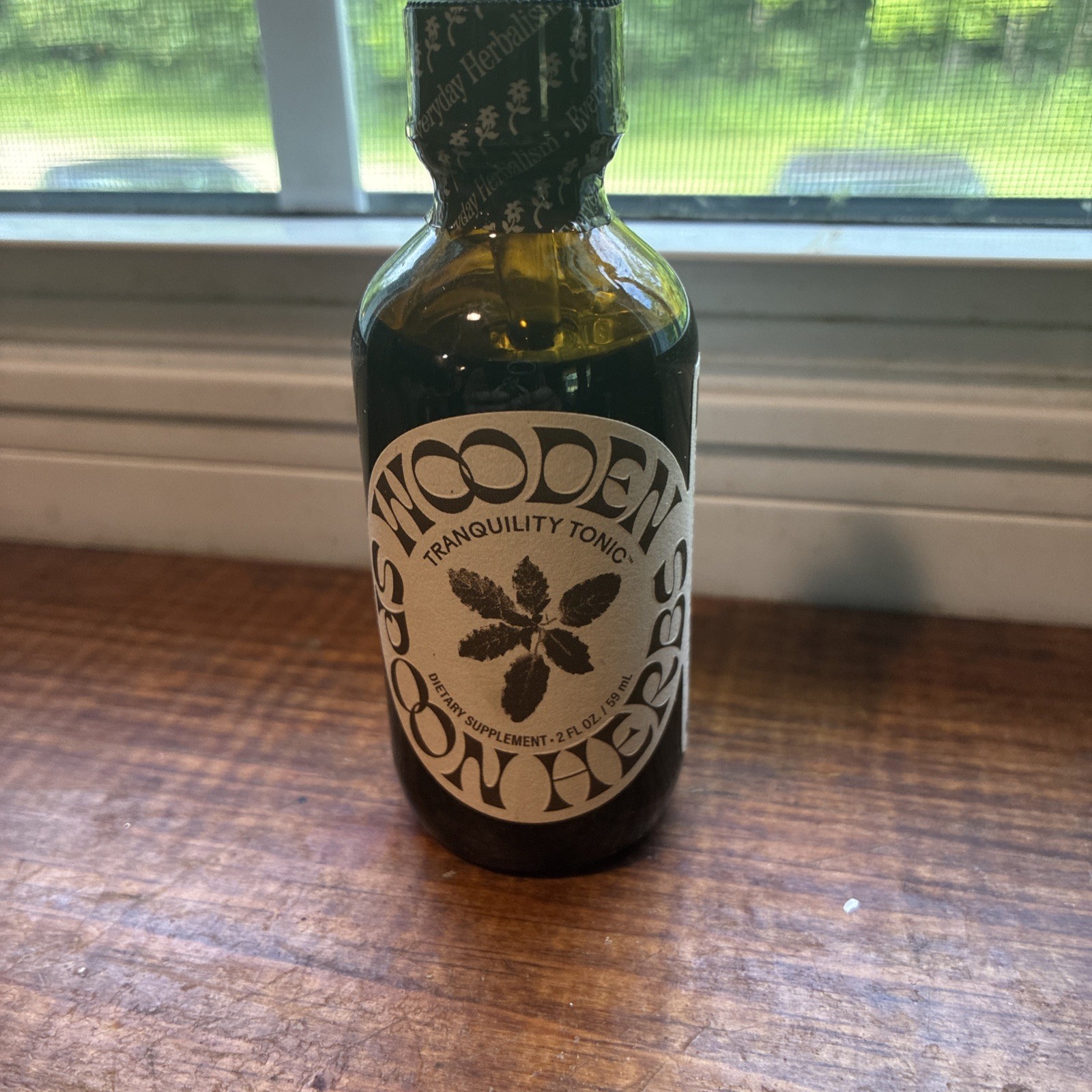 Wooden Spoon Herbs Tranquility Tonic 2 oz Soothes Nerves & Calms Stress Organic