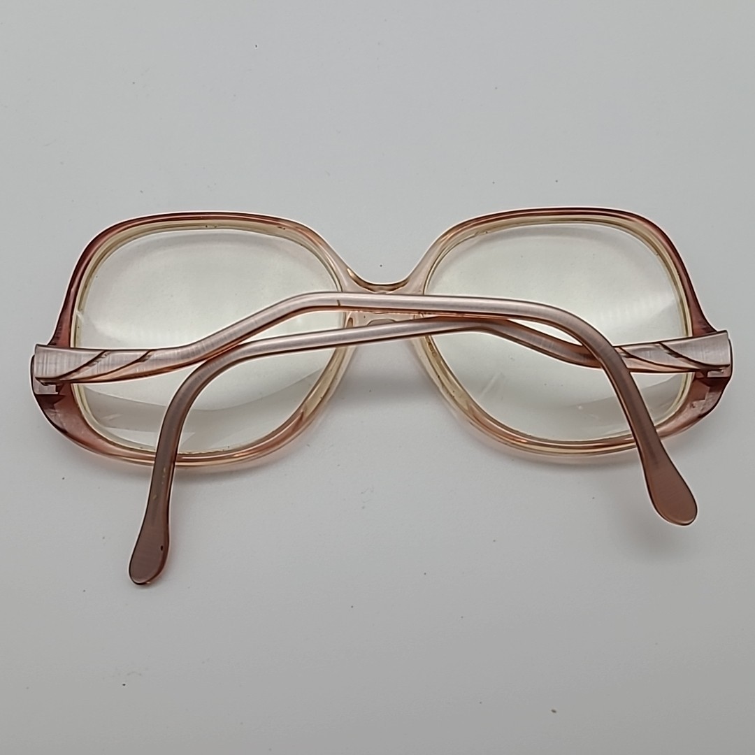 Couturier By Classic Beatrice Vintage Pink Clear Frames Made in Israel Women