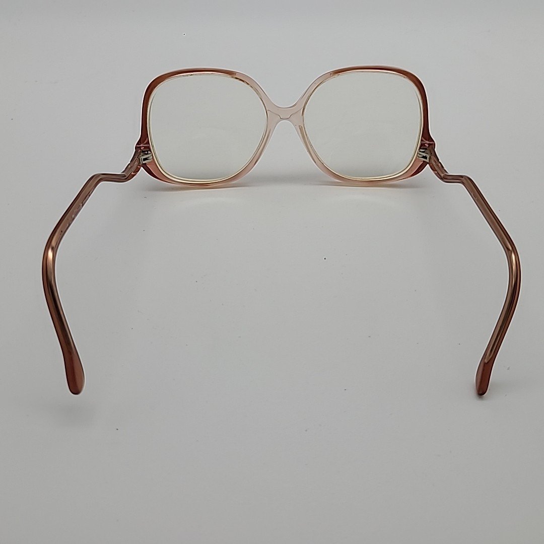 Couturier By Classic Beatrice Vintage Pink Clear Frames Made in Israel Women