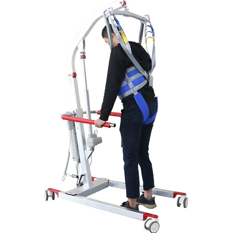 Full Body Lift Sling Hover Patient Walking Standing Aid Adjustable Waist Range