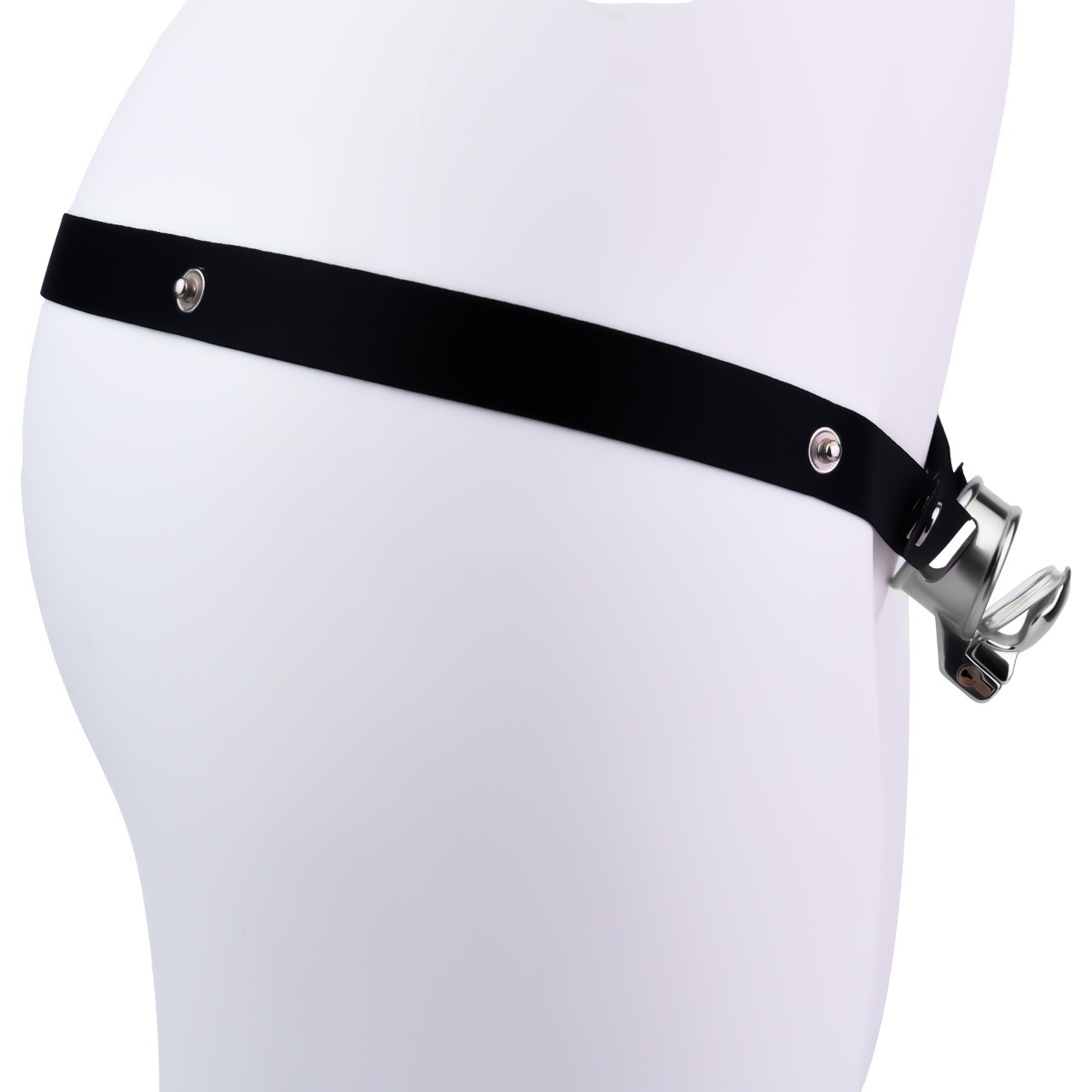 New Stainless Steel Male Chastity Device Realistic Cage Men Metal Locking Belt