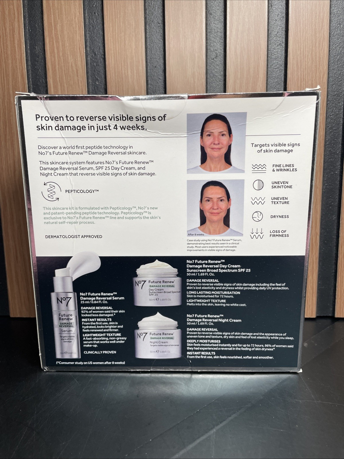 No7 Future Renew Damage Reversal System Kit Anti-Aging Wrinkles Firm