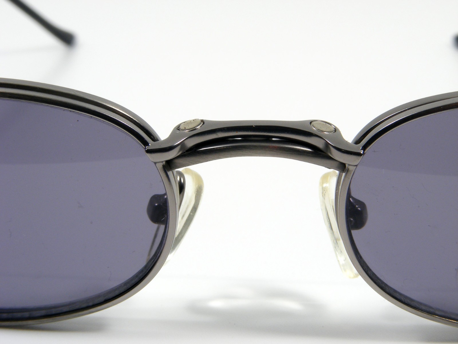 Moda Bella A. Silver Eyeglasses Frame 2033 48-19-135 w/ Magnetic Clip-On Lenses