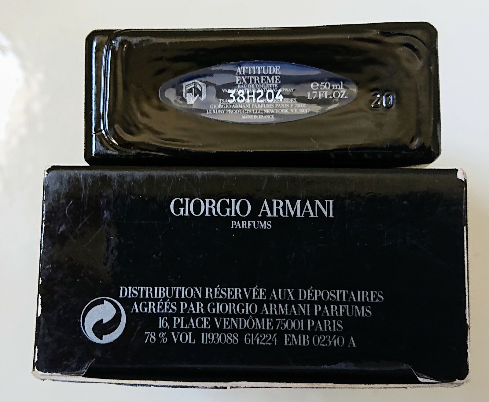 Giorgio Armani Attitude Extreme EDT For Men New 50ml 1.7 fl oz Rare Discontinued