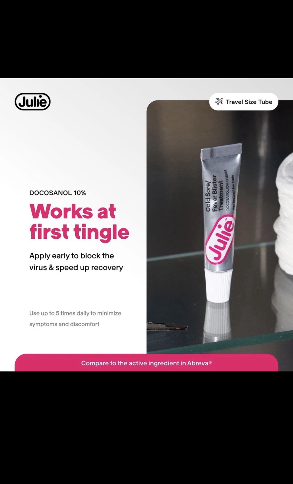 Cold Sore Treatment | 10% Docosanol Antiviral Cream for Fast of Fever Blister…