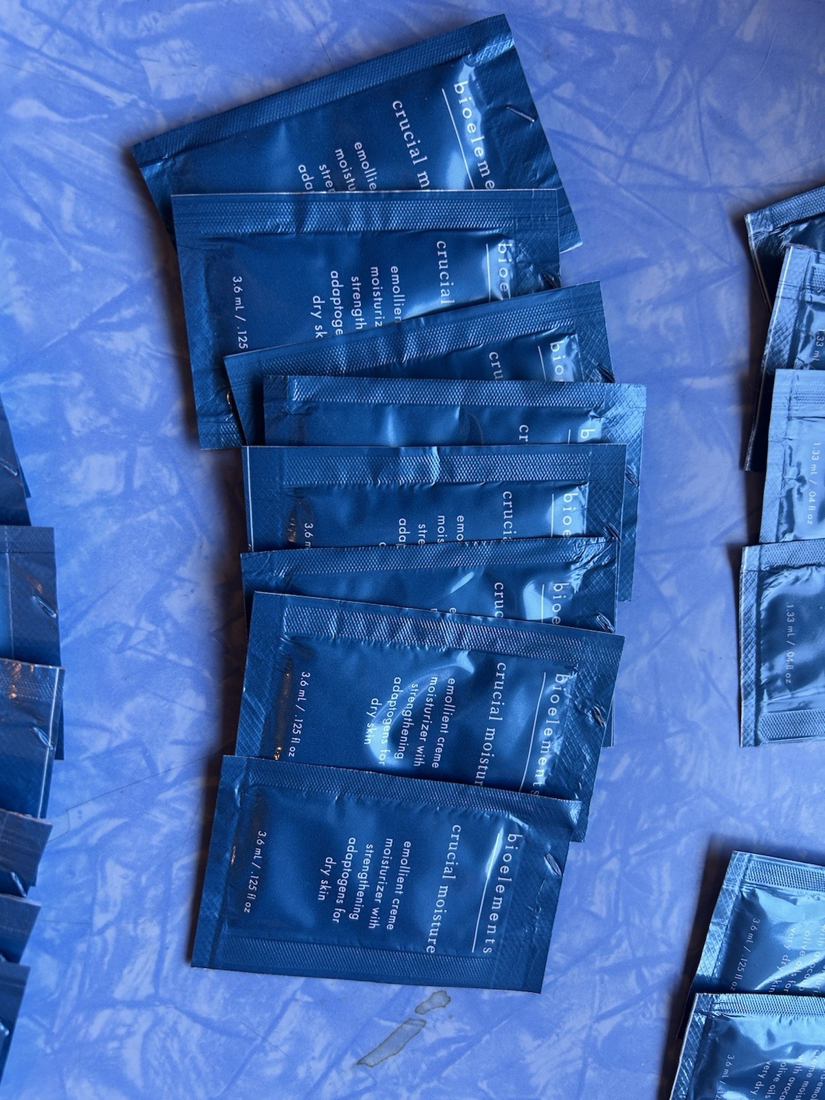 Bioelements Sample Sizes of All Skin Types