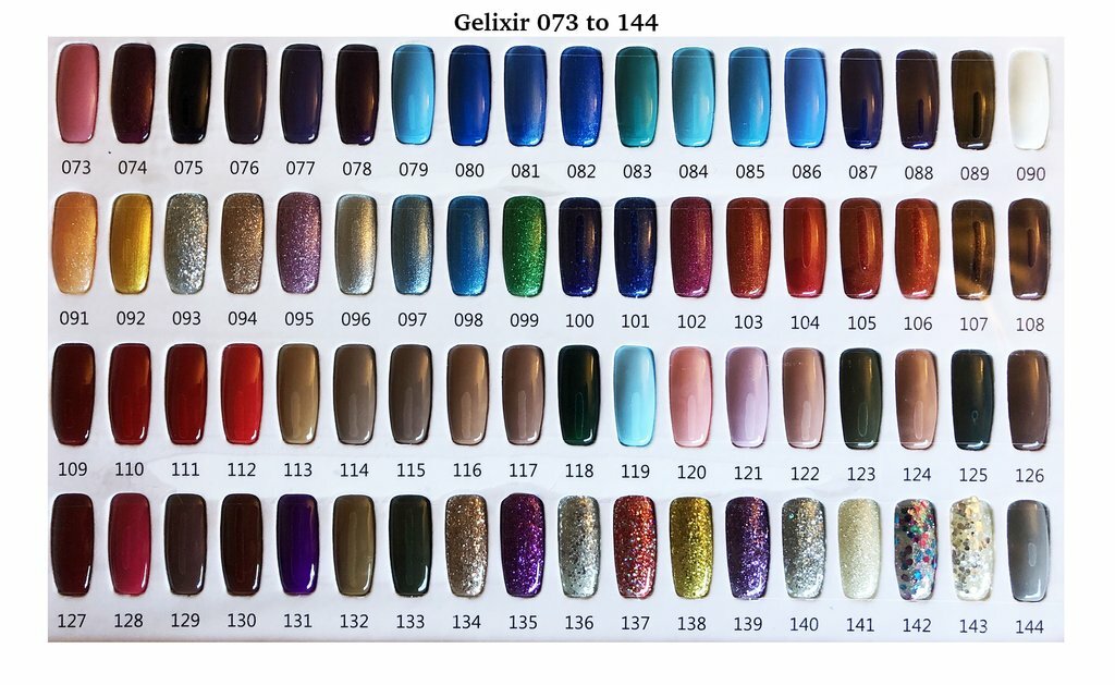 Gelixir Soak Off Gel Polish Matching Duo LED/UV 0.5 oz – Pick Any