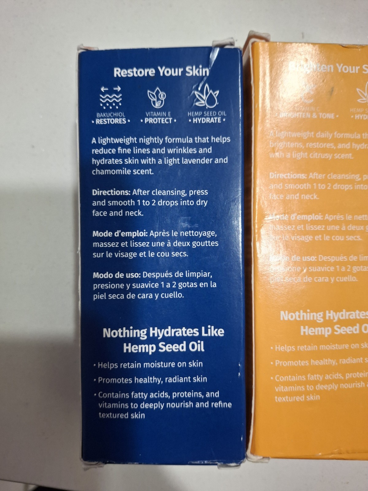 Hempz Beauty Actives Night Serum 1 fl oz Bakuchiol + Vitamin C Face/Neck