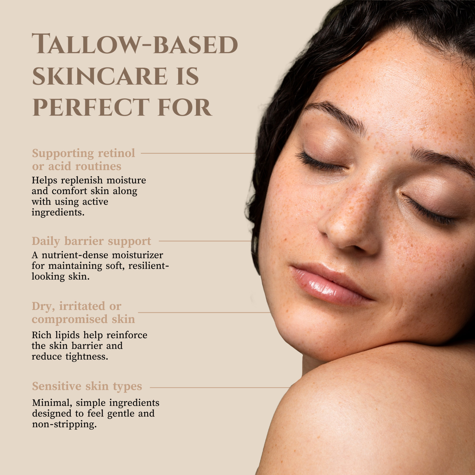 2 Pack Whipped Tallow Face Cream Moisturizer Grass Fed Beef Tallow 3.6oz