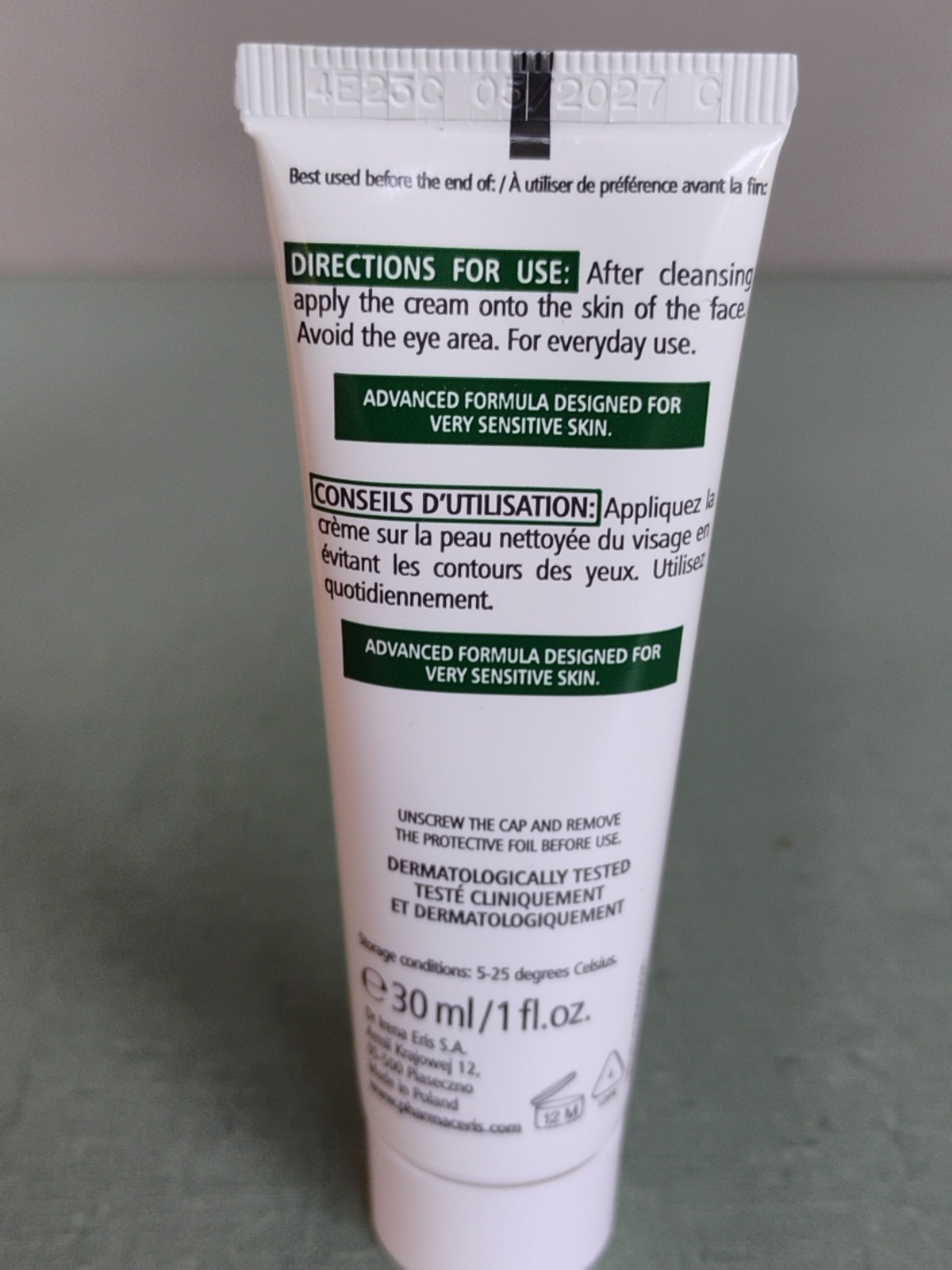 Pharmaceris DS Octopirox Skin Cream SPF15 30ml Exp 05/2027 Damaged Box