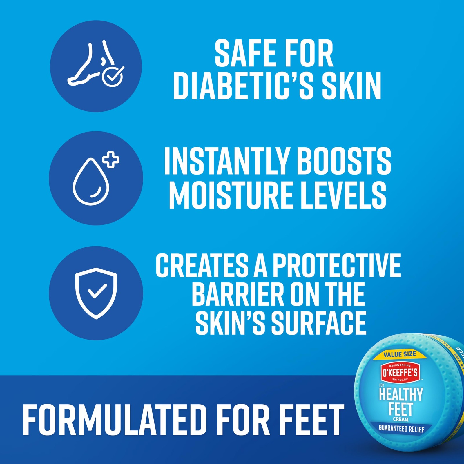 Foot Cream 6.4 oz 2 Pack Cracked Dry Feet O Keeffe s Healthy OKeeffes Guaranteed