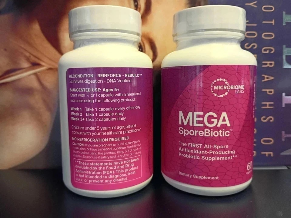 2-Pack Mega SporeBiotic Probiotic | High Potency for Microbiome Health NEW