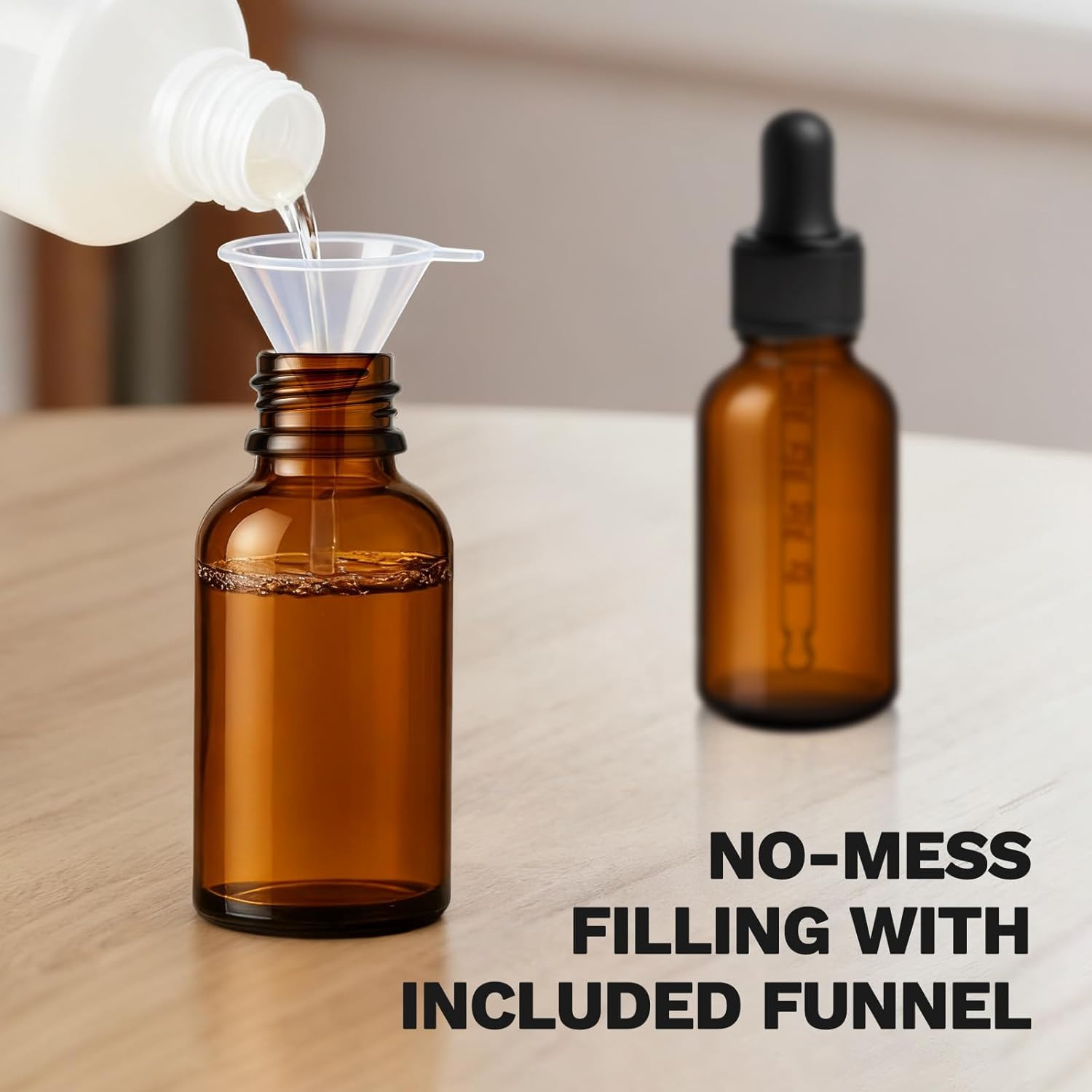 12 Pack, 1 Oz Tincture Bottles with Dropper, Amber Glass Dropper Bottle Leakproo