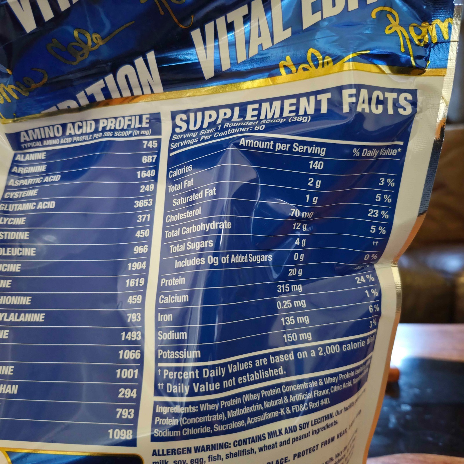5lb Whey Protein NEW Strawberry Milkshake SEALED – Ronnie Coleman Brand