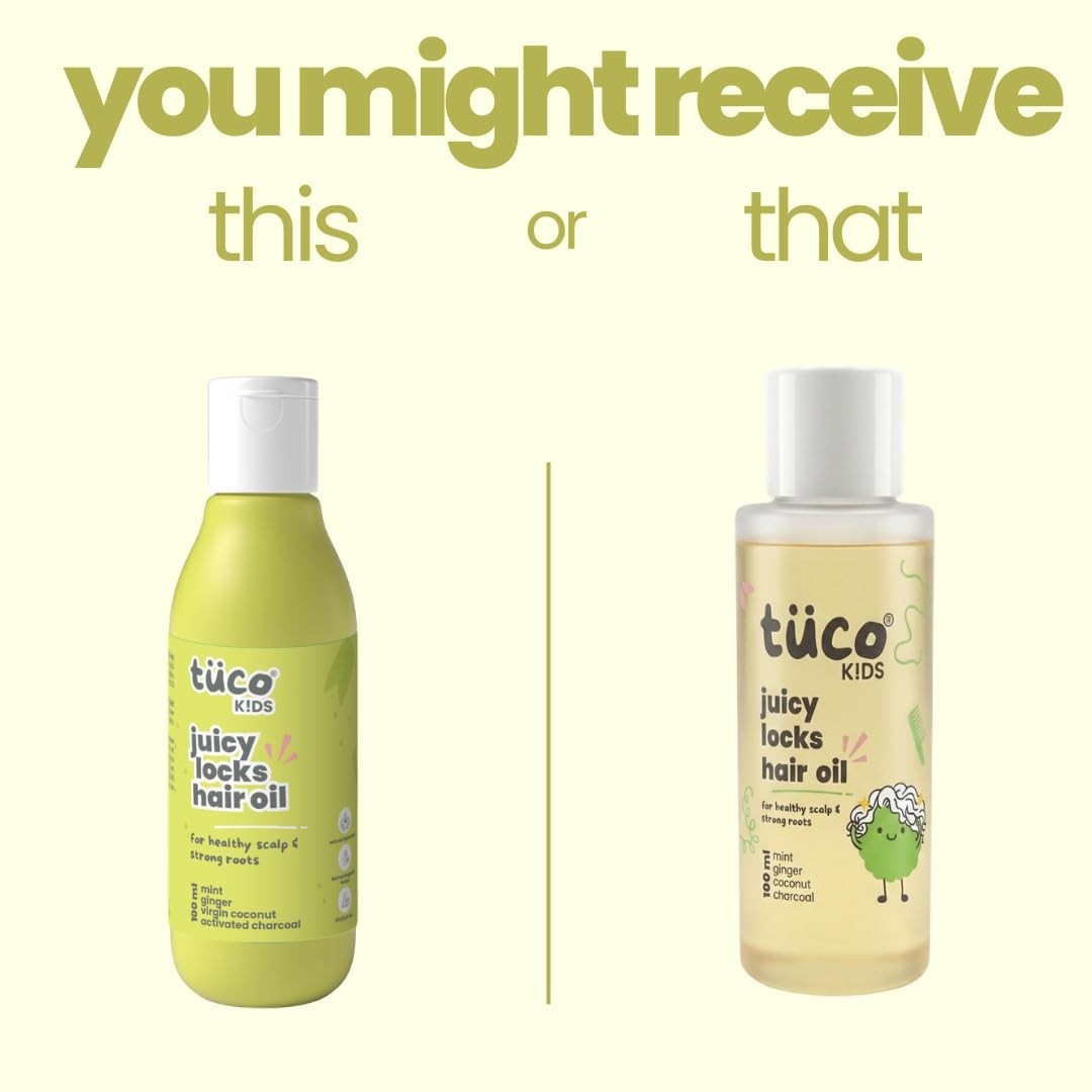 Tuco Kids Hair Oil with Extra Virgin Coconut Mint For Rough Hair for Kids 100ml