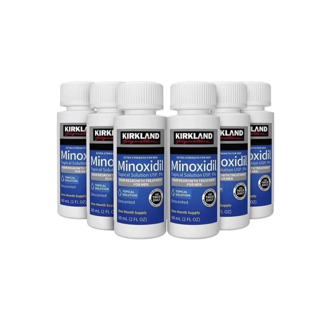Kirkland Minoxidil 5% Extra Strength Men Hair Regrowth Solution 6 Month
