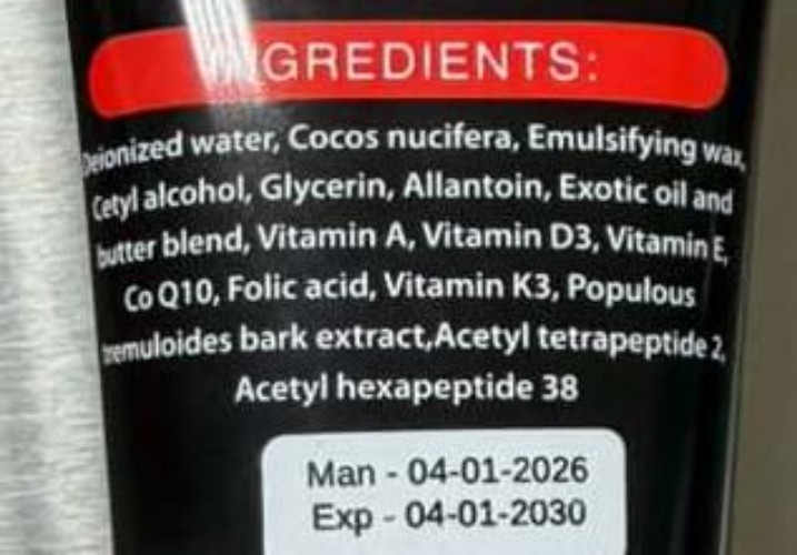 Penile Health Creme Daily Moisturizer for Sensitive Skin – Coconut oil, CoQ10…