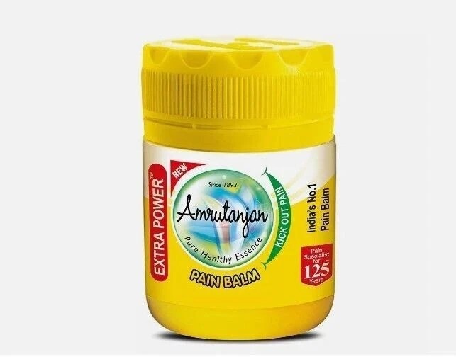 ( 2 x 50 ml ) Amrutanjan Extra Power Yellow Pain Balm