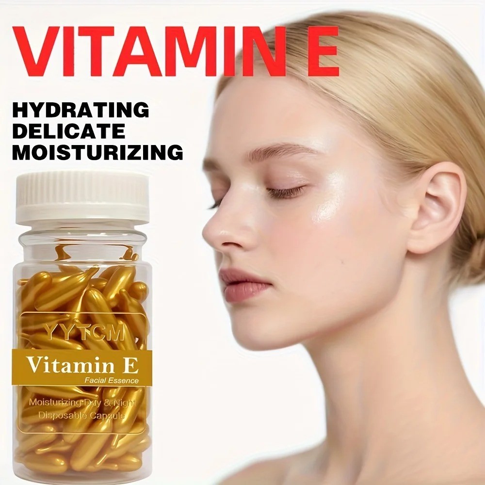 New Vitamin E Serum Capsules Hydrating Facial Essence Fast Shipping