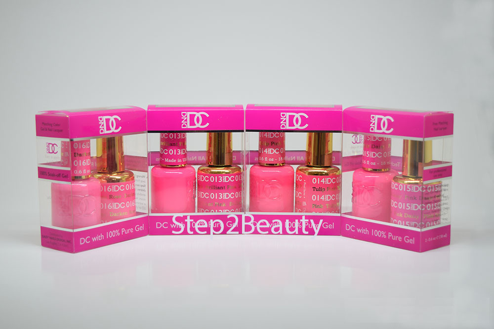 DND DC 001-144 Soak Off Gel Polish + Matching Nail Lacquer (Pick your colors)