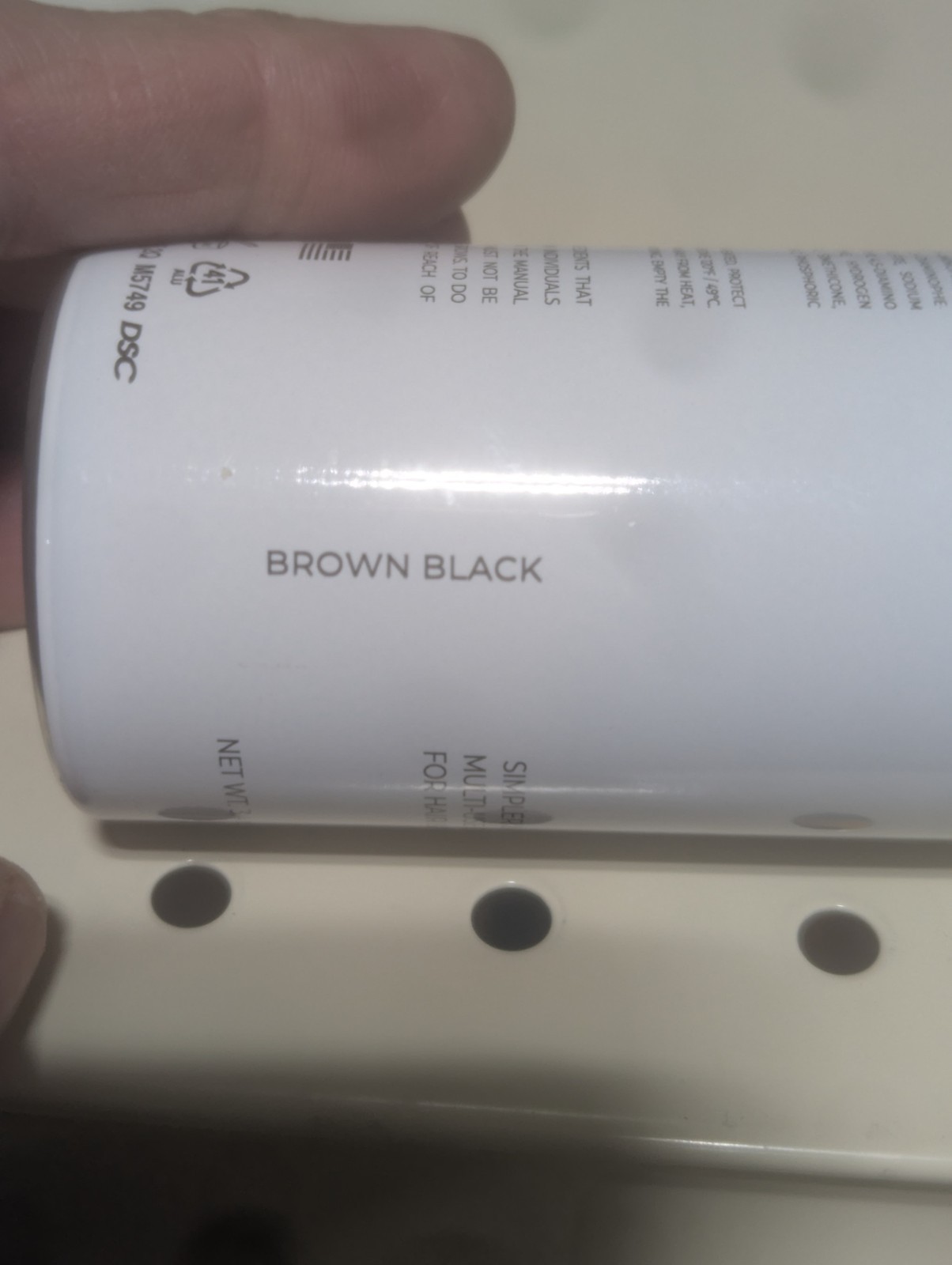 2 Bottles SIMPLER BRAND Unisex “Brown Black” Color Only (not Kit) Brand NEW